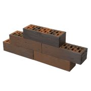 Кирпич облицовочный лицевой «Браер кладка» LIMITED РИФ 0,7нф