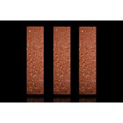 Кирпич облицовочный «Russet Granite»  Цвет красный. Накатка «кора дуб 1 НФ 250*120*65